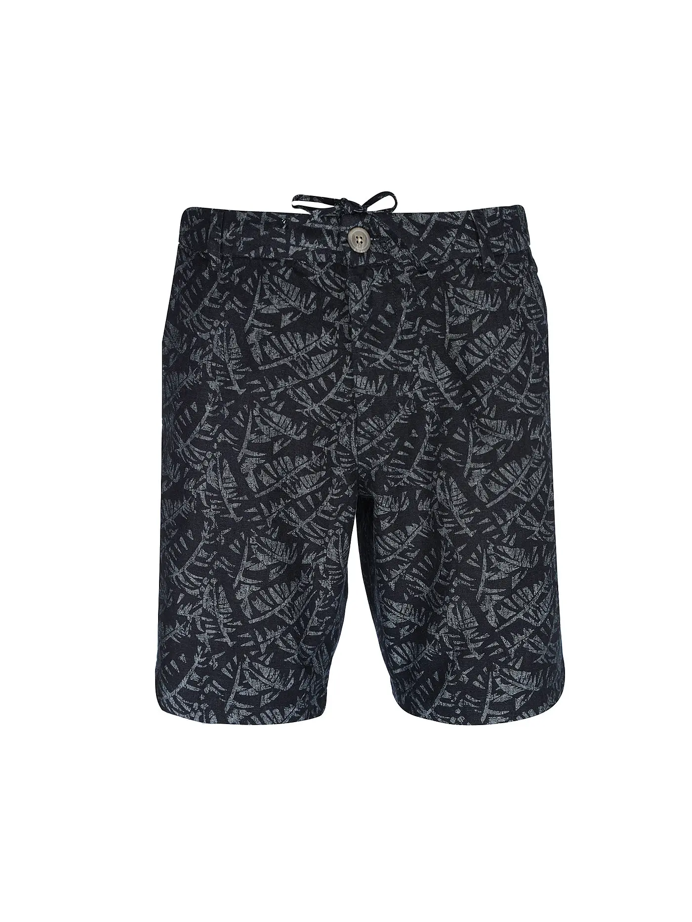 TOM TAILOR | Leinenbermuda | blau